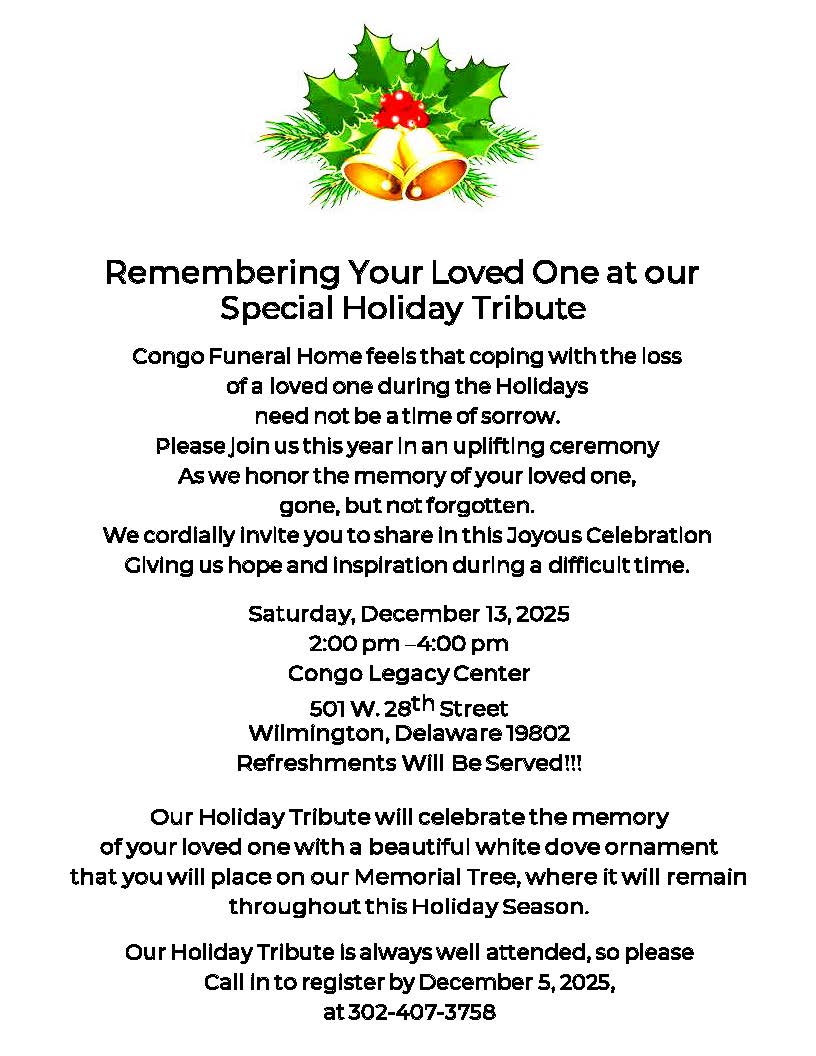 HOLIDAY TRIBUTE INVITATION 2025